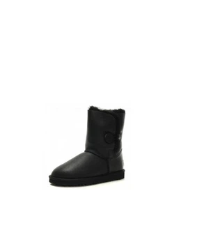 Угги Классические короткие Metallic Bailey Button Black 5803M Черный 36