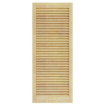 Дверцы жалюзийные WoodTechniс 1400х494 мм сосновые (10556294)