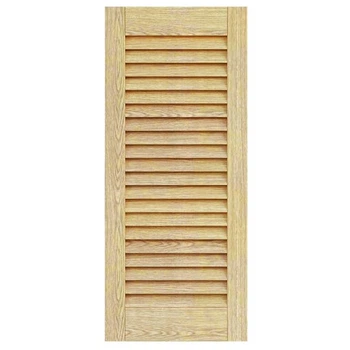 Дверцы жалюзийные WoodTechniс 606х394 мм сосновые (10556175)