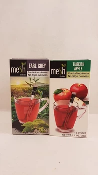 Упаковка чая в стиках Mesh stics с бергамотом Earl Grey и яблочный 32шт