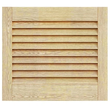 Дверцы жалюзийные WoodTechniс 395х494 мм сосновые (10556154)
