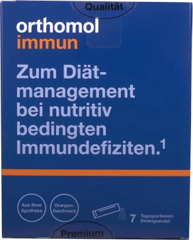 Витамины и минералы Orthomol Immun Directgranulat Orange (восстановление иммунной системы) 7 дней гранулы (7145977)