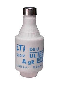 Запобіжник ETI DII UQ 25A 500V gR 50kA 4322007 (надшвидкий)