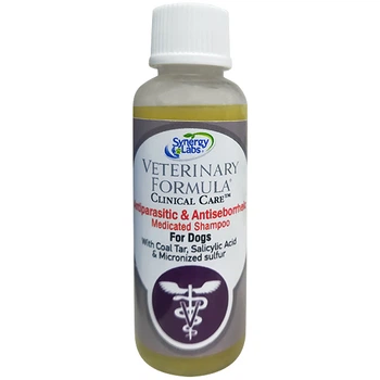 Veterinary Formula АНТИПАРАЗИТАРНЫЙ И АНТИСЕБОРЕЙНЫЙ (Antiparasitic&Antiseborrheic Shampoo) шампунь для собак и кошек, 45 мл