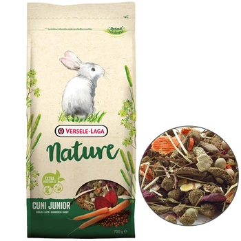 Суперпреміум беззерновий корм для кроленят Versele-Laga Nature Cuni Junior (614075)