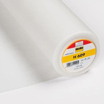 Флизелин нетканый стрейчевый Freudenberg Н 609 "Softline" 75 см х 1 м (44г/м²), белый 53532428