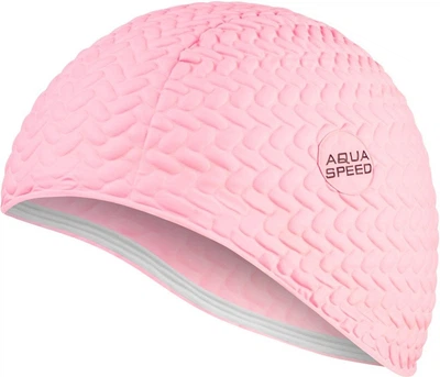 Шапка для плавания Aqua Speed BOMBASTIC TIC-TAC 5716 Пастельно-Розовая (5908217657169)