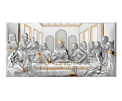 Ікона Valentі Тайна вечеря (20 x 12 см) 81221 4XL ORO