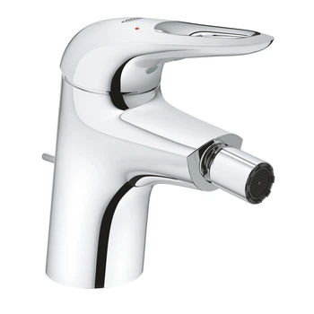 Cмеситель для гигиенического душа GROHE Eurostyle на биде однорычажный хром латунь с донным клапаном 33565003