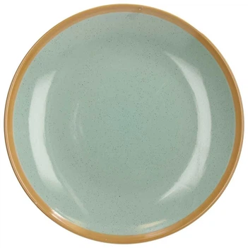 Тарелка столовая Tognana Louise Woody Verde, d27x3 см, керамика, зеленый (LS100275733)