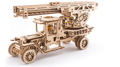 Механический 3D-пазл Ukrainian Gears Пожарная машина (537 деталей)