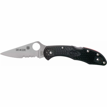 Нож Spyderco Delica 4 Lightweight Thin Red Line (C11FPSBKRD)