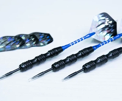 Продвинутые дротики для дартс «Cubes Magic flame v2» 23г (3 шт. + 3 запасных оперения)