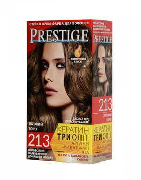 фарба для волосся Роза Імпекс PRESTIGE №213 - лісовий горіх