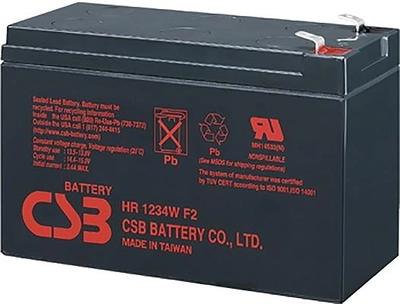 Аккумуляторная батарея CSB AGM 12V-9Ah (HR1234WF2)