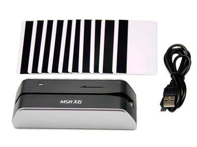 Энкодер пластиковых магнитных карт OEM MSRX6, портативный аналог MSR206 (116095)