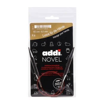 Спицы круговые кубические Addi Novel 8 мм х 40 см 717-7/8-40
