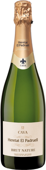 Вино ігристе Heretat el Padruell Cava Brut Nature біле брют-натюр 0.75 л 11.5% (8411277205814)