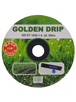 Крапельна стрічка GOLDEN DRIP 30см 500м 8mil з плоским емітером