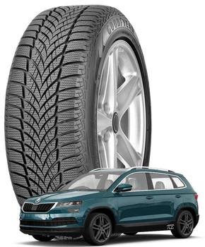 GoodYear UltraGrip Ice 2 215/55 R17 98T XL - Шины Skoda Karoq I 2017 -