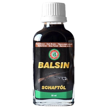 Масло Clever Ballistol Balsin Schaftol 50мл. д/догляду за деревом, темно-коричневий