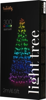 Світлодіодна Smart LED Twinkly Light tree RGBW 300, Gen II, IP44, висота 2 м (TWP300SPP-BEU)