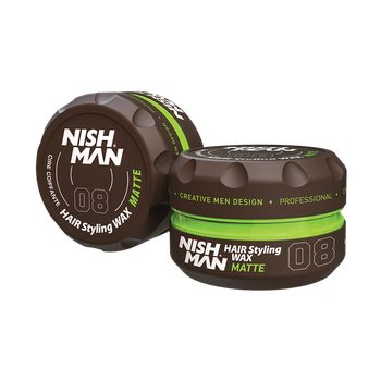 Віск для укладання волосся Nishman&nbsp;Hair Styling&nbsp;Wax 08&nbsp;Matte 150мл