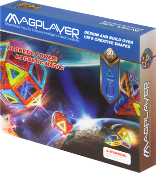 Конструктор магнитный Magplayer 30 элементов (MPB-30)