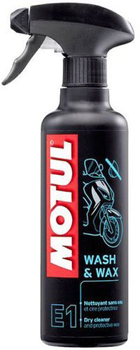 Очищувач пластикових поверхонь Motul E1 Wash & Wax 400 мл (102996)