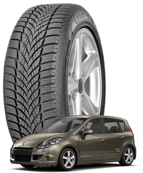 GoodYear UltraGrip Ice 2 205/60 R16 96T XL - Шины Renault Scenic / Grand Scenic II, III 2003 - 2016