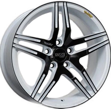 Inzi Aone VT-160 R17 W8 PCD5x114.3 ET38 DIA67.1 White with Black Face