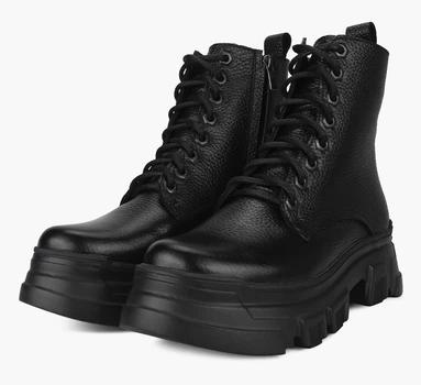 Ботинки высокие Injers 36 Чёрный Inj21-71181Kblack (модель: Inj21-71181Kblack)