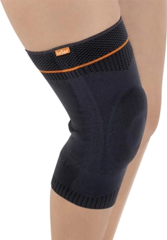 Бандаж для колінного суглоба Luxsor 103 трикотажний з силіконовою подушкою 1 шт (розмір XXL) чорний