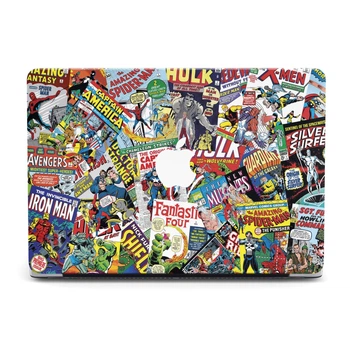 Чехол пластиковый для MacBook Air 13 M1 A2337 2020 Комикс Marvel