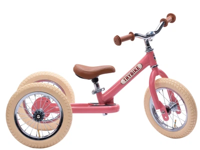 Комплект Триколісний балансувальний велосипед Trybike рожевий (TBS-2-PNK-VIN+TBS-100-TKV) (2000065888016)