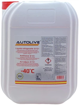 Антифриз AUTOLIVE Antifreeze готовый -40 10 л Красный (AL10185)