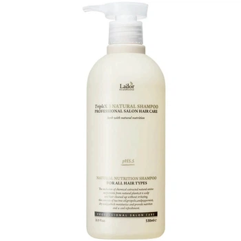 Органічний шампунь з рослинними екстрактами La'dor Triplex Natural Shampoo 530 мл (8809500810629)