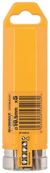 Набор сверл по металлу DeWalt Extreme 2 HSS-CO кобальтовые 10.5 мм 5 шт (DT4944)