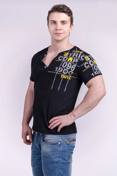 Футболка мужская черная Avecs AV-30039 S/46
