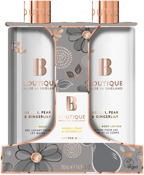 Набір для жінок Grace Cole Neroli, Pear & Gingerlily Hand Care Duo Гель для душу 500 мл + Лосьйон для тіла 500 мл (5055443673064)
