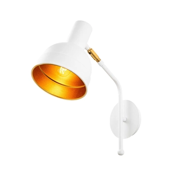 Настенный светильник 183WHITE-A Sheen Lightning Berceste, E27, 100Вт, 17x37x40 см белый
