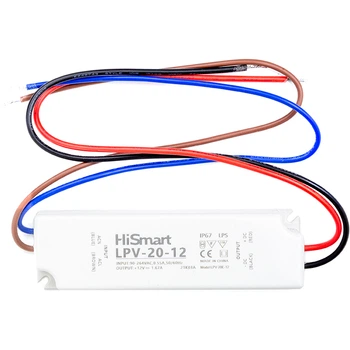 Блок питания HiSmart 12V, 1.67А, 20W, IP67