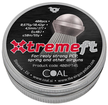 Пули пневматические Coal Xtreme FT 4.5 калибр 400 шт (39840018)