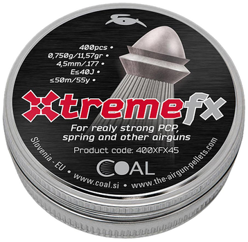 Пули пневматические Coal Xtreme FX 4.5 калибр 400 шт (39840020)