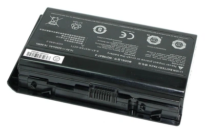 Аккумулятор для ноутбука DNS W370BAT-8 Clevo W370 14.8V Black 5200mAh Original PRC