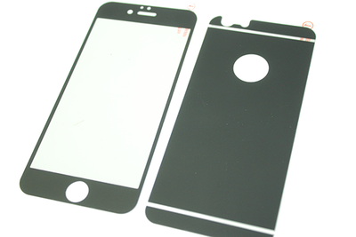 Стекло FROM FACTORY PIE защитное цветное 2-х стор/IPhone 5/5s/SE/Черный