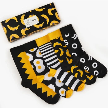Набір з 5 пар шкарпеток в подарунковій коробці Dodo Socks - Chaplin 39-41