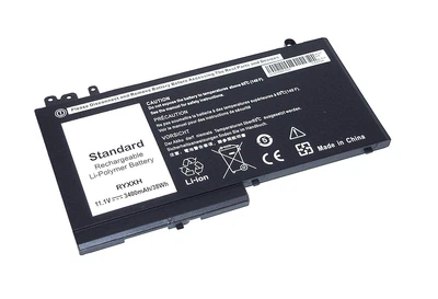 Аккумулятор для ноутбука Dell RYXXH Latitude E5250 11.1V Black 3400mAh OEM