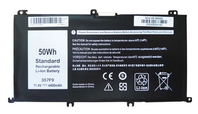 Аккумулятор для ноутбука Dell 357F9 Inspiron 15 7000 11.4V Black 5200mAh OEM