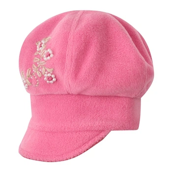 Берет для девочки флисовый розовый Joasia р Pupill 48-50р (5908308605413)